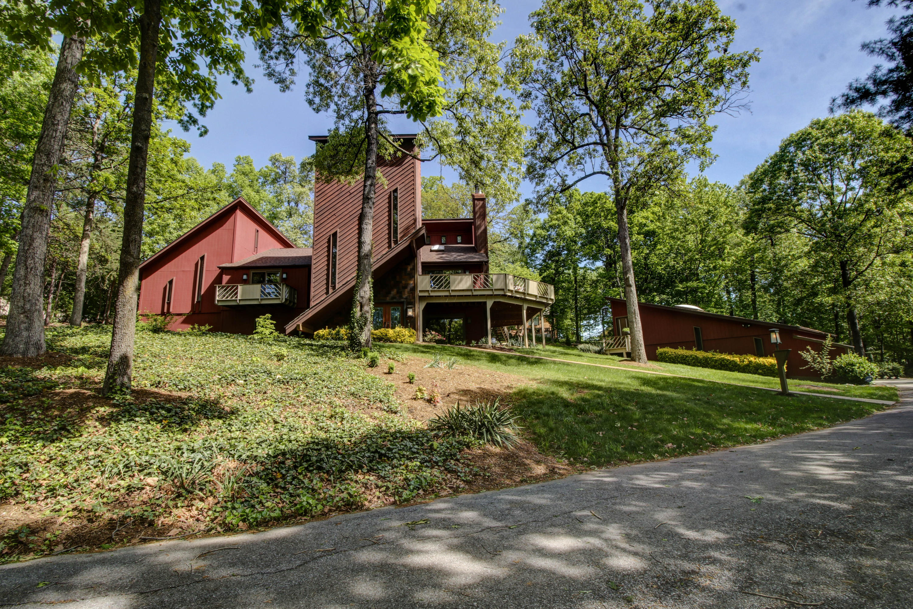 16 Stonehaven Lane Blue Ridge, VA 24064 - Photo 46 of 46 a front view of a house with a yard