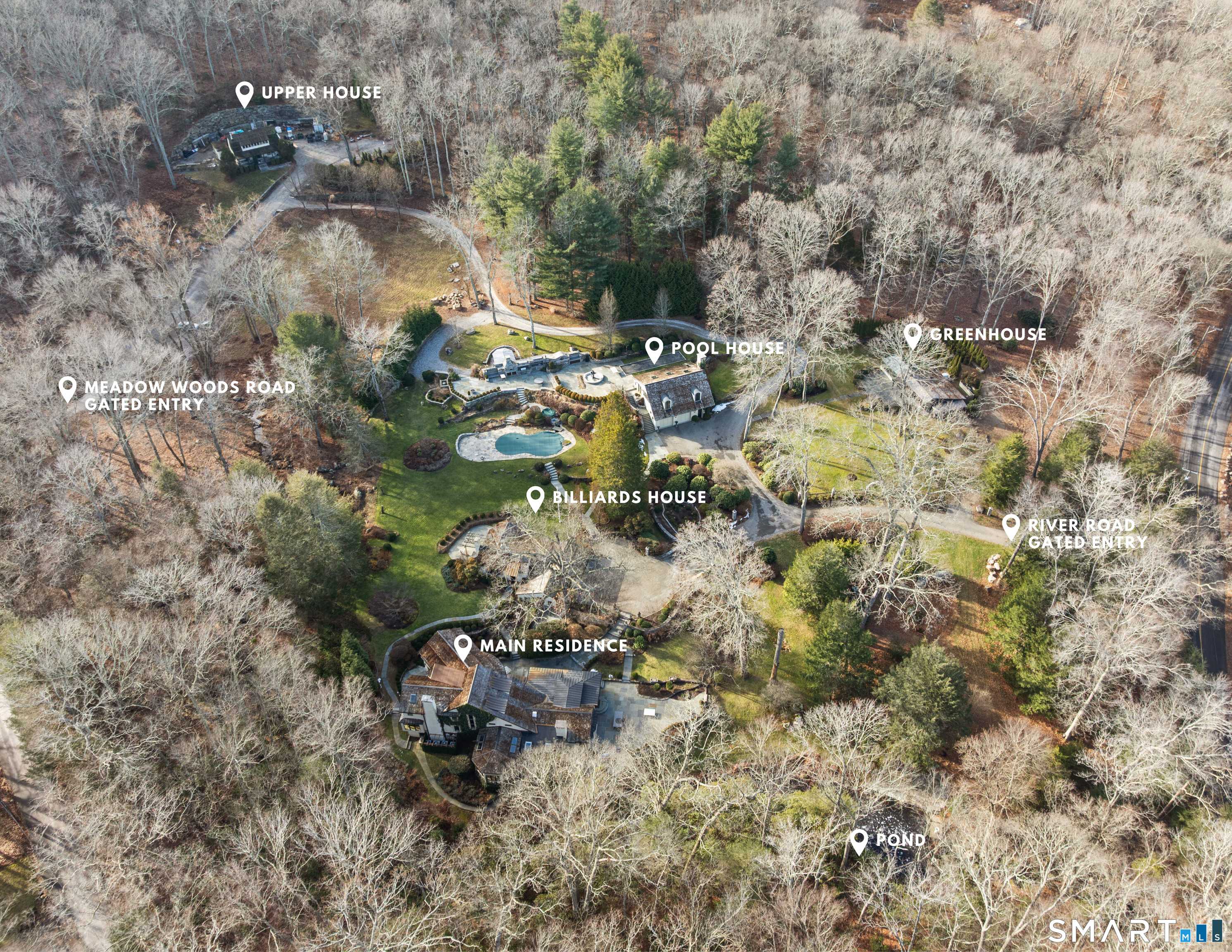 252 River Road Deep River, CT 06417 - Photo 2 of 40 an aerial view of a house with a yard