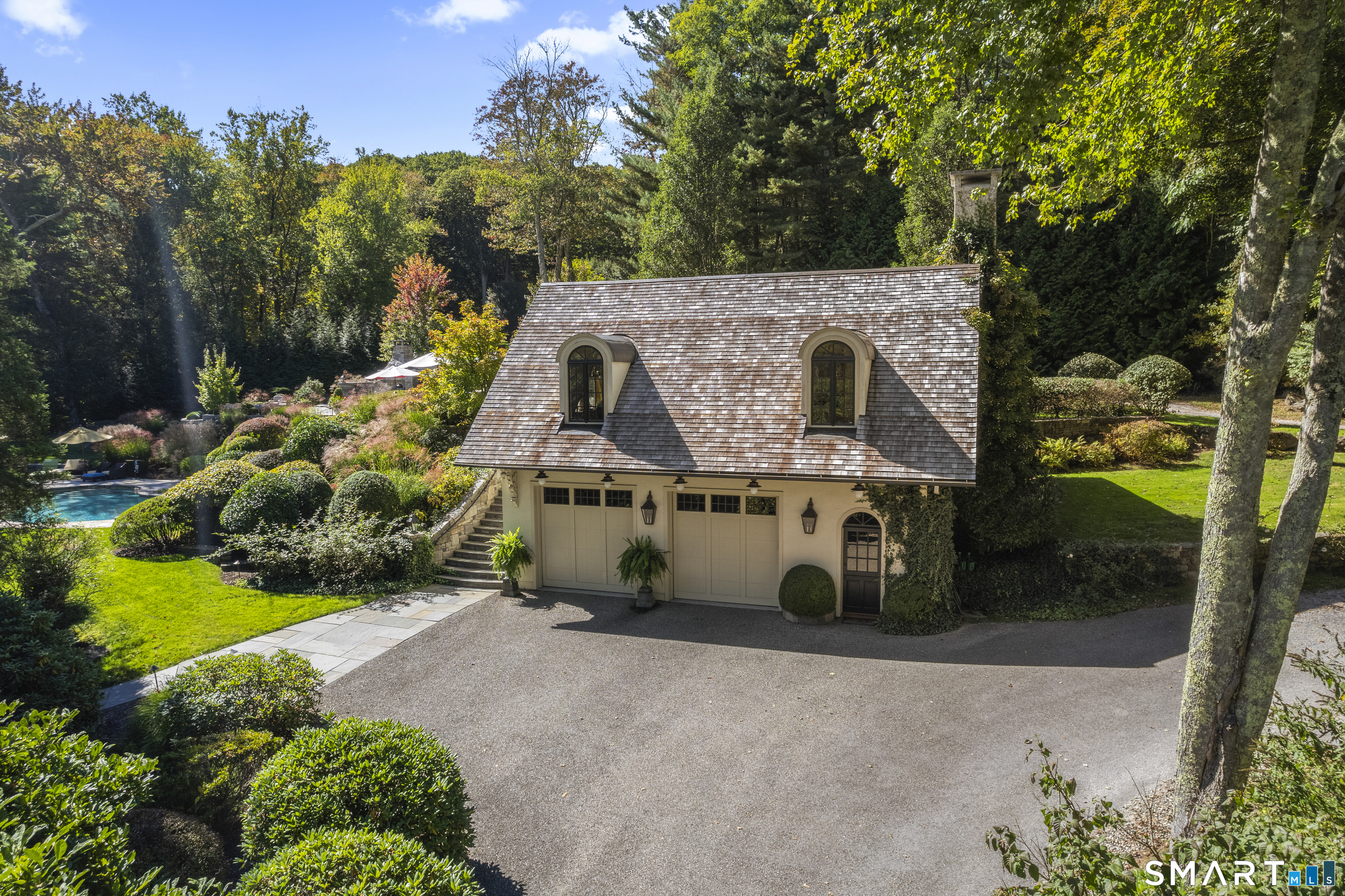 252 River Road Deep River, CT 06417 - Photo 27 of 40 a aerial view of a house with a yard