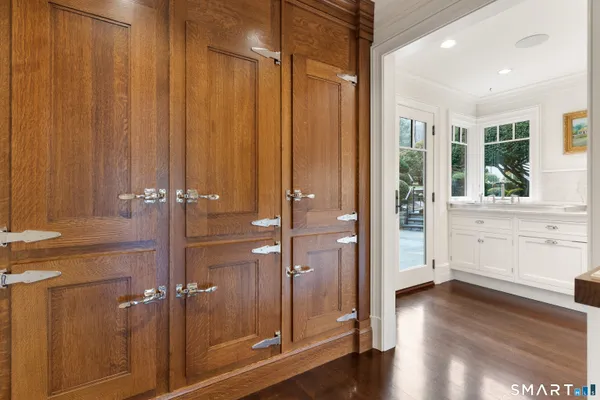 a view of a bathroom with a shower