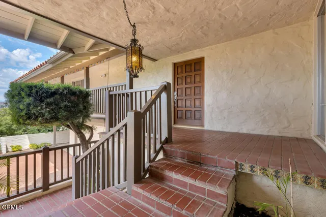 a view of balcony and deck