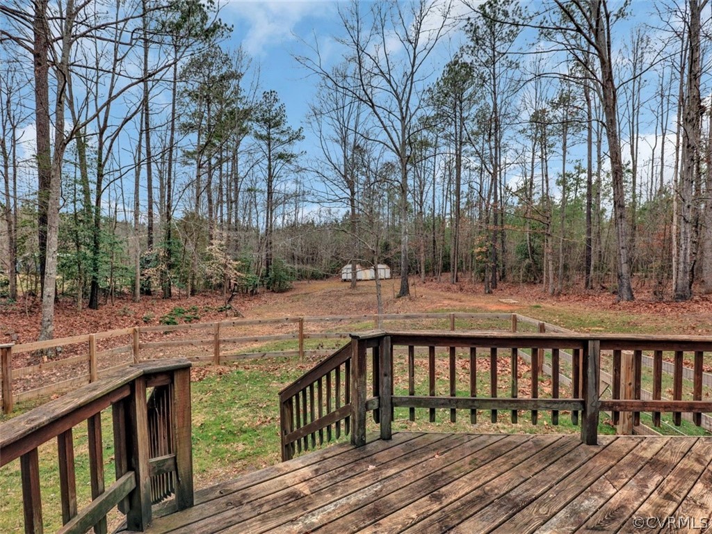 11930 Bundle Road Chesterfield, VA 23838 - Photo 23 of 27 Fenced in Rear Yard- Just under an acre lot