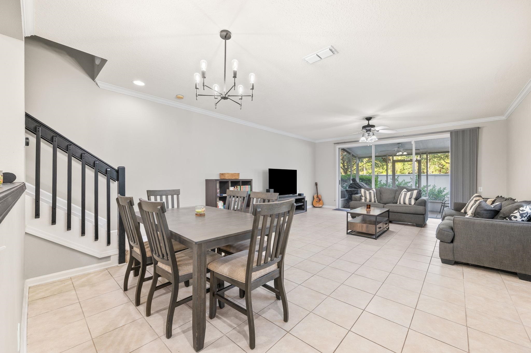 7990 Baymeadows Road East, Unit 1308 Jacksonville, FL 32256 - Photo 10 of 45 a view of a dining room with furniture window and outside view