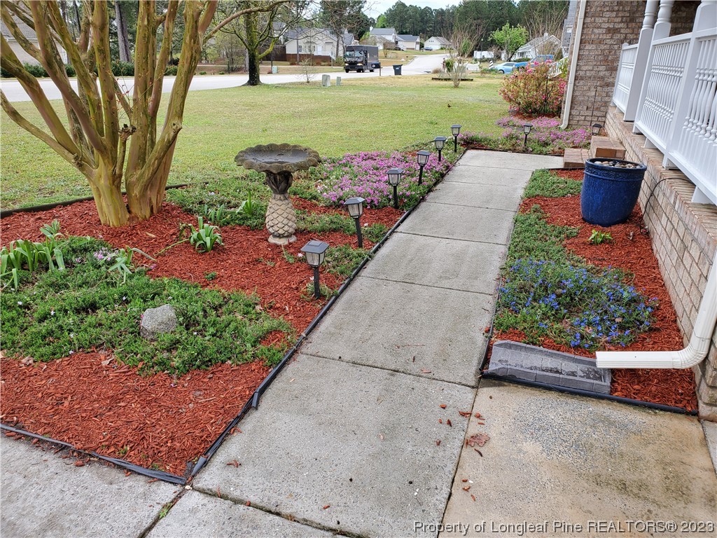 563 Sawyer Road Cameron, NC 28326 - Photo 43 of 43 a view of a garden with patio