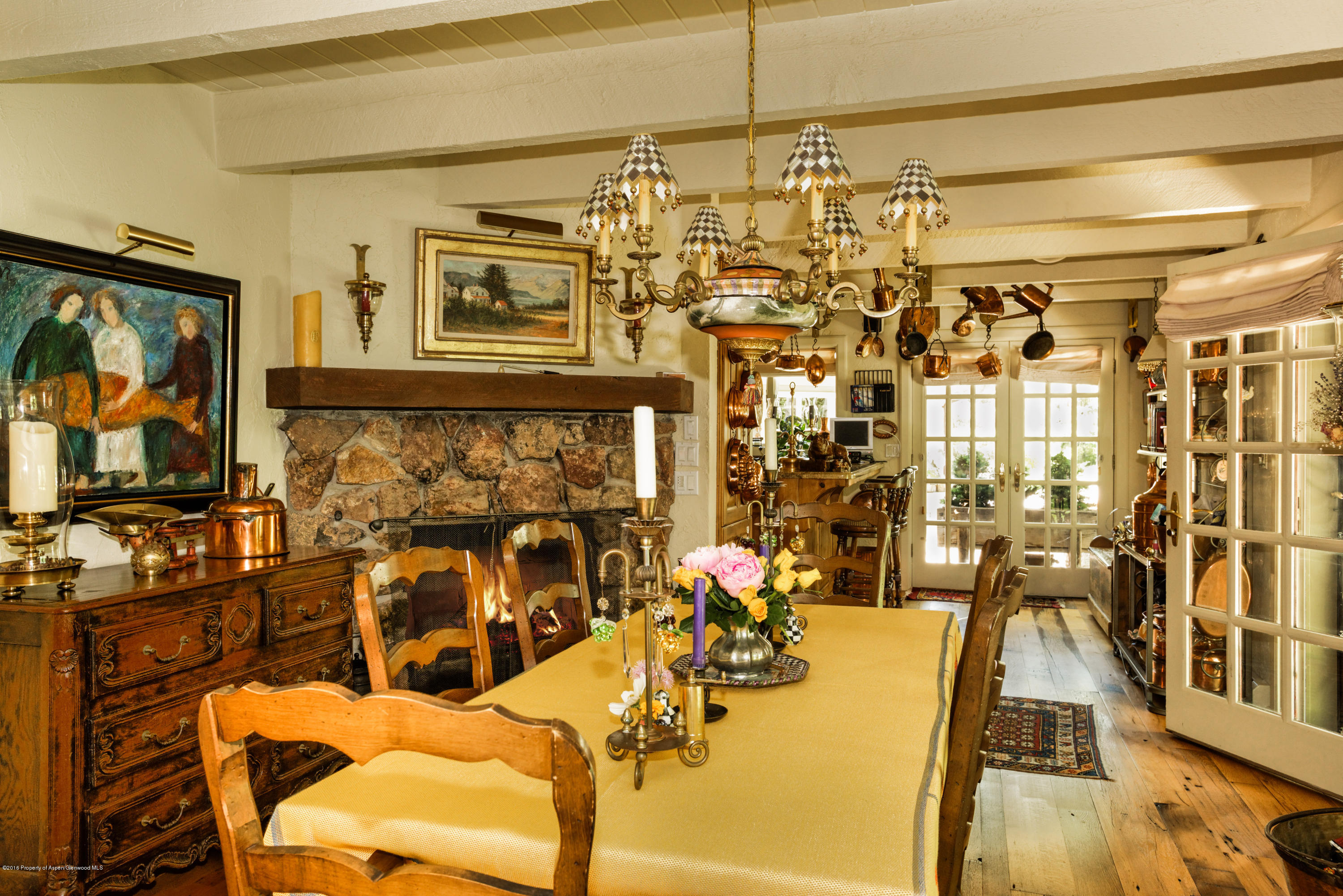1300 Riverside Drive Aspen, CO 81611 - Photo 7 of 24 a view of a living room with furniture and chandelier
