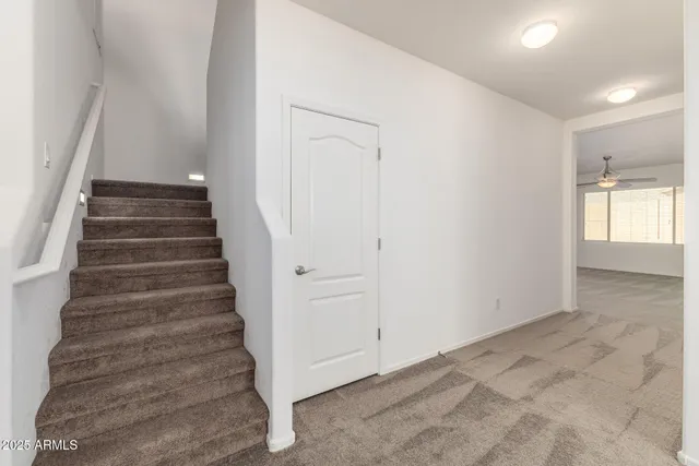 a view of a livingroom with a window