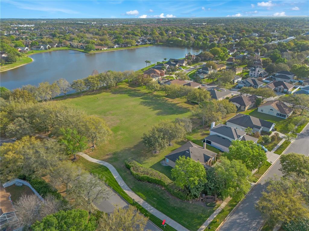 357 Kirkhill Street Ocoee, FL 34761 - Photo 26 of 36 an aerial view of residential houses with outdoor space and river