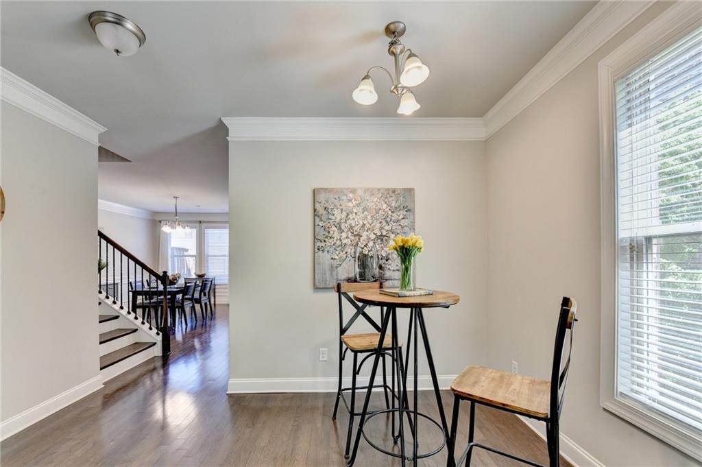 4158 Butler Drive Atlanta, GA 30341 - Photo 15 of 65 a view of a room with wooden floor windows and stairs