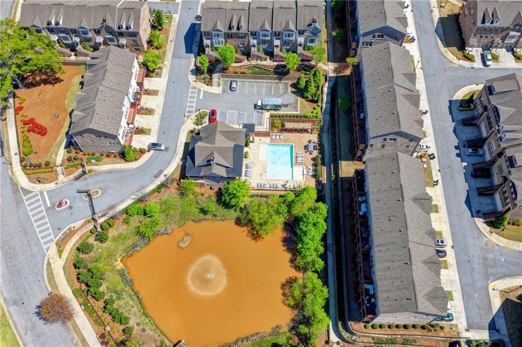 4158 Butler Drive Atlanta, GA 30341 - Photo 3 of 65 aerial view of a house with a swimming pool
