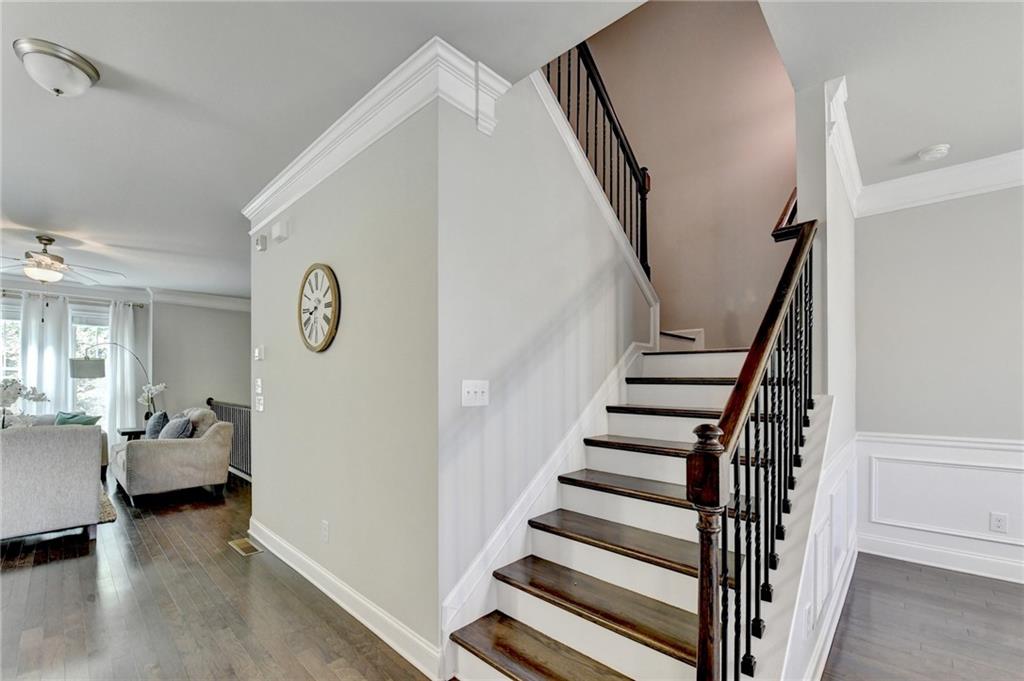 4158 Butler Drive Atlanta, GA 30341 - Photo 33 of 65 a view of entryway and hall with wooden floor