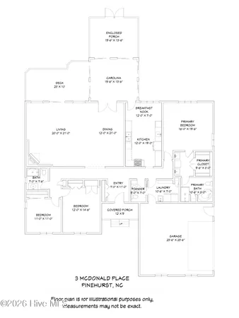 $698,000 | 3 McDonald Place, Pinehurst, NC 28374