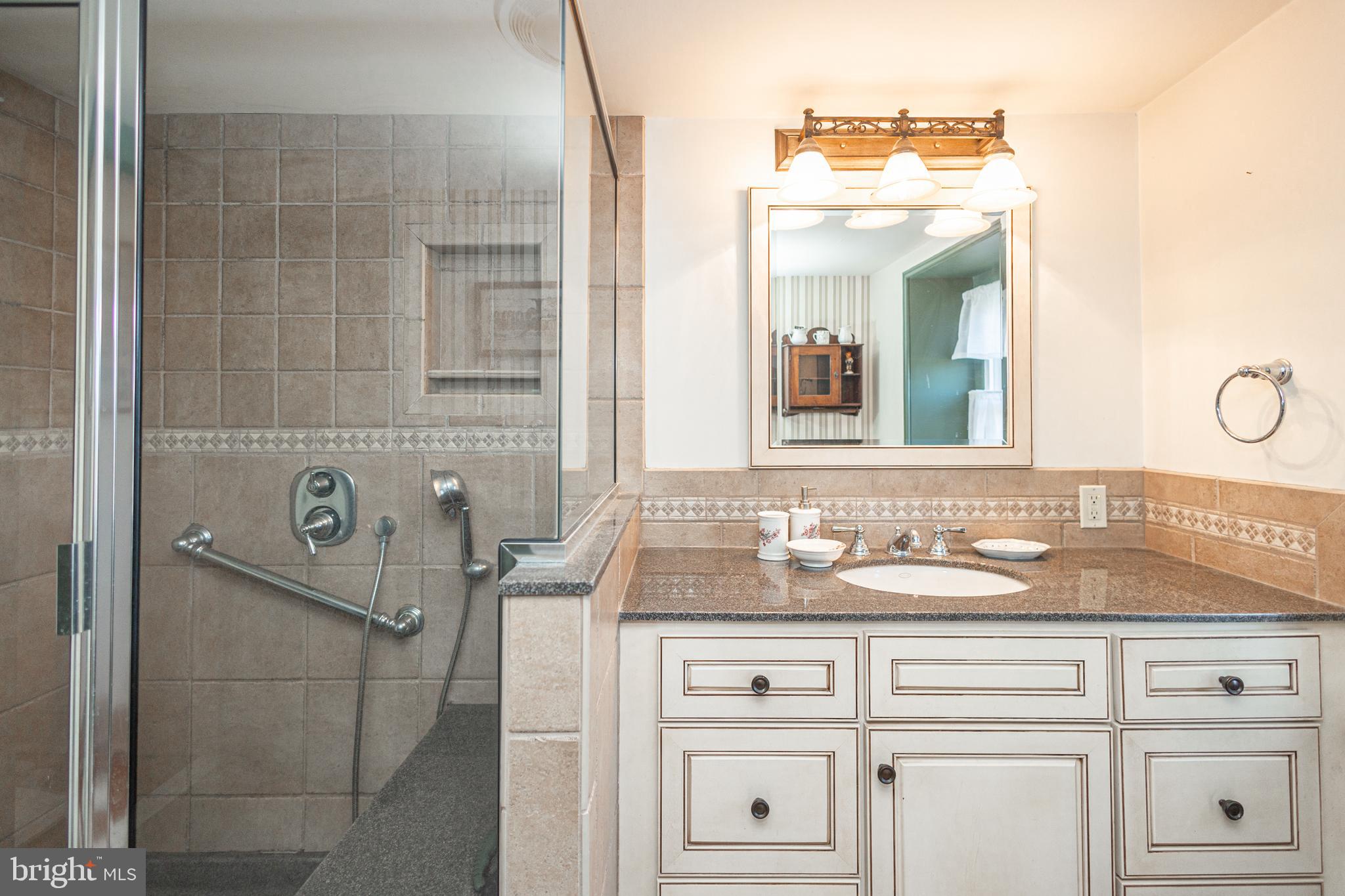 2209 Swamp Road Furlong, PA 18925 - Photo 25 of 59 a bathroom with a sink and a mirror