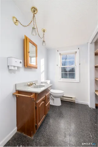 a view of a room with back door