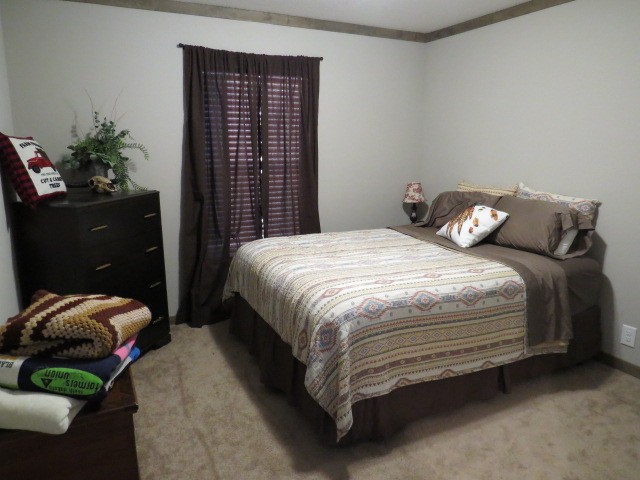 273 Miller Lane Goodspring, TN 38460 - Photo 19 of 42 a bedroom with a bed and a potted plant