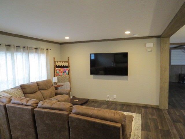 273 Miller Lane Goodspring, TN 38460 - Photo 6 of 42 a living room with furniture and a flat screen tv