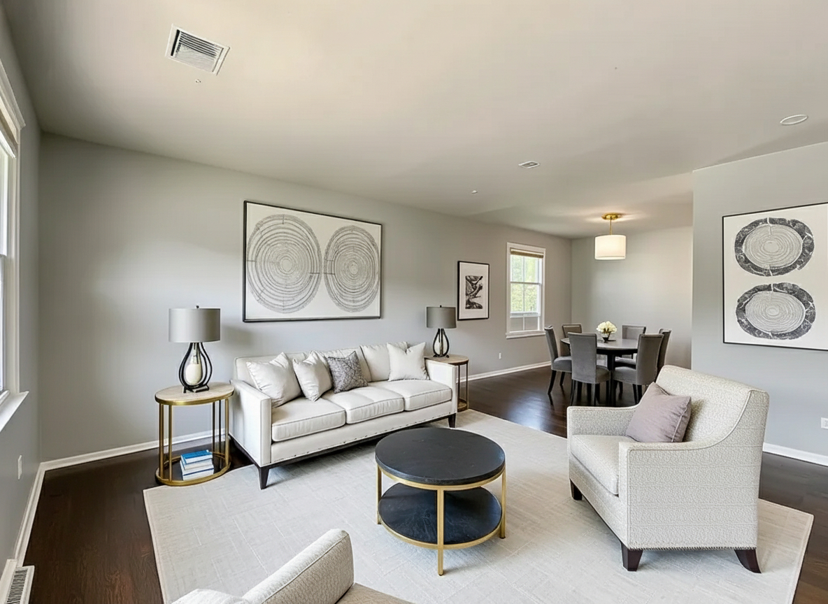 3324 Laurel Lane Hazel Crest, IL 60429 - Photo 5 of 26 a living room with furniture and a large window