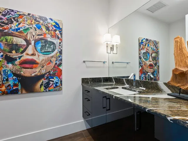 a room with furniture pool table and a table