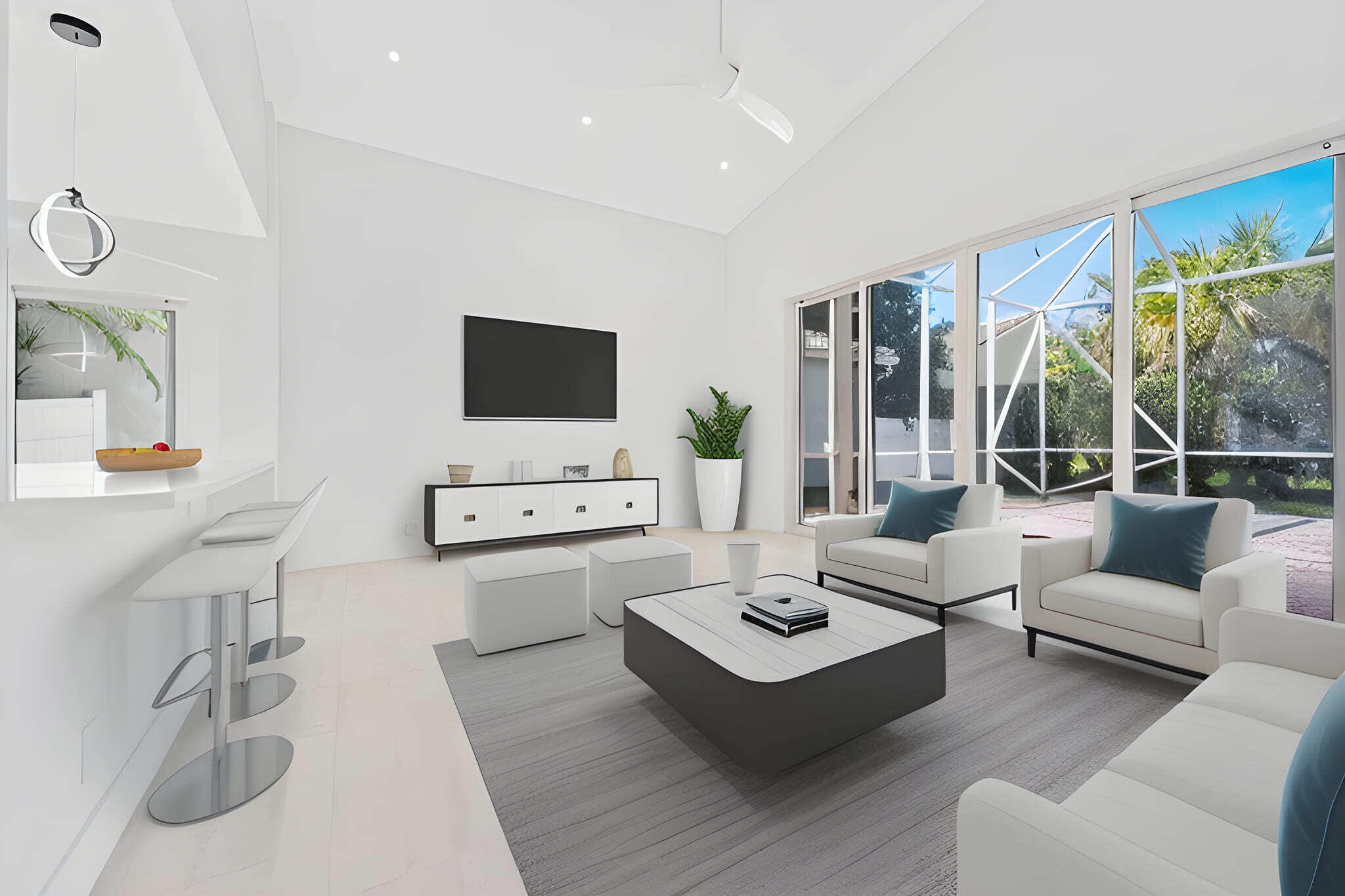 6438 Brava Way Boca Raton, FL 33433 - Photo 10 of 51 Living room2 virtually staged