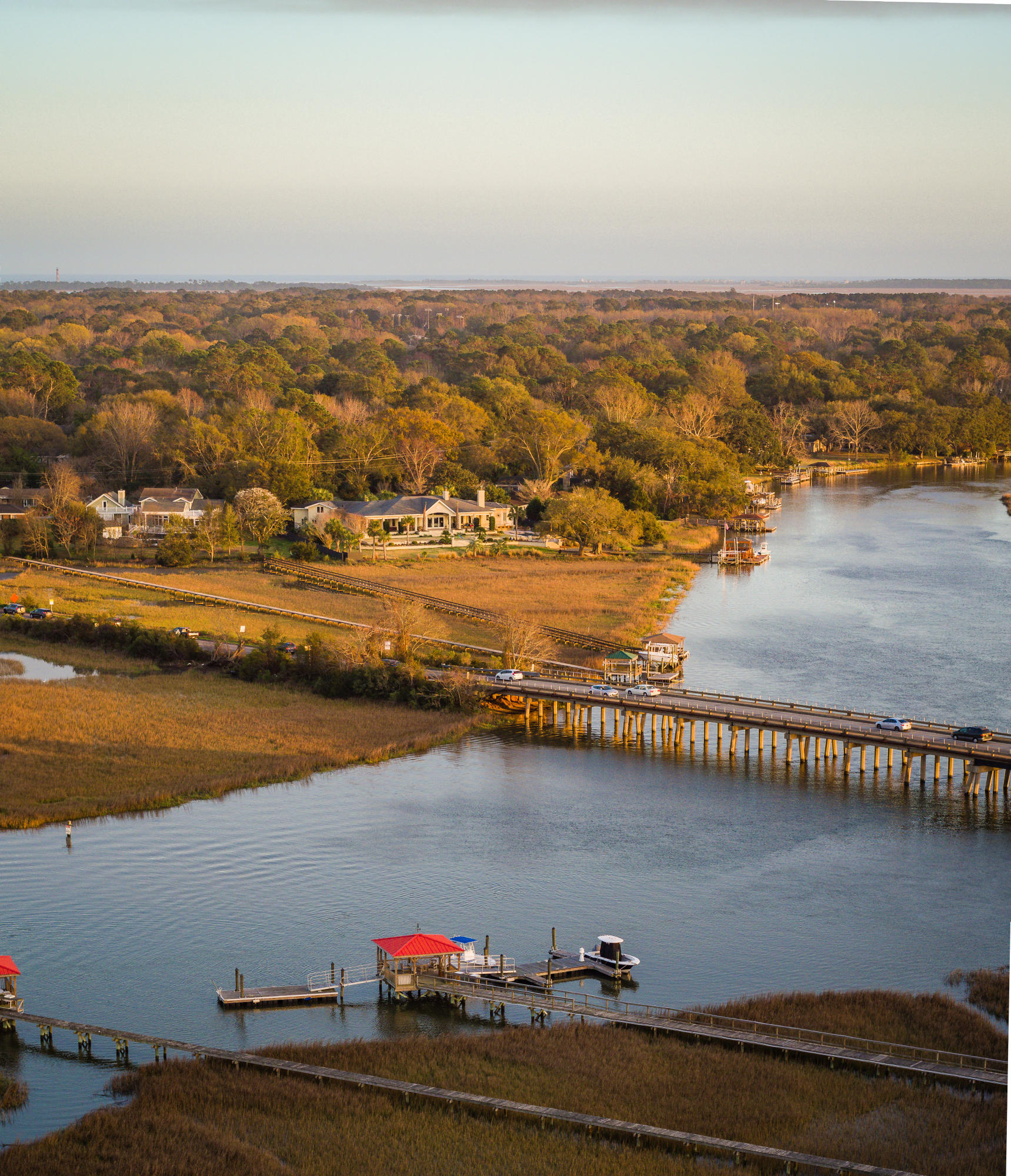 4 Old Summer House Road Charleston, SC 29412 - Photo 38 of 39 Aerial of dock