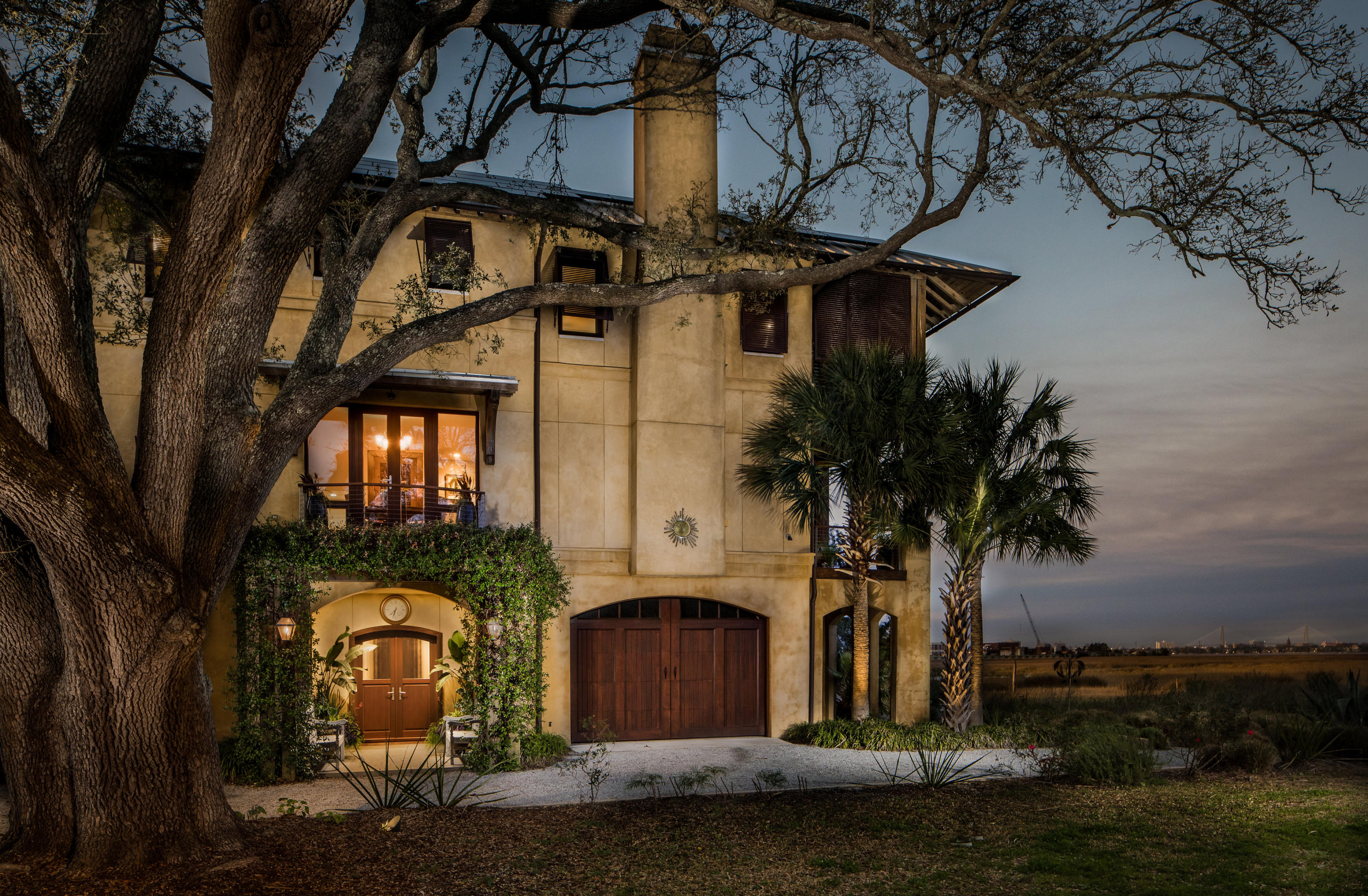 4 Old Summer House Road Charleston, SC 29412 - Photo 8 of 39 Twilight Side of house