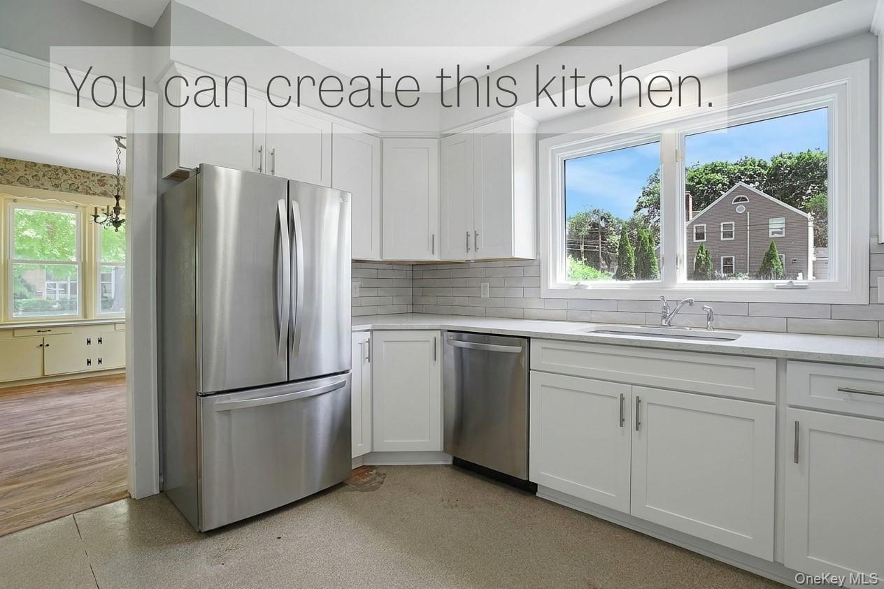 333 South Middletown Road Nanuet, NY 10954 - Photo 15 of 22 a kitchen with a refrigerator and window