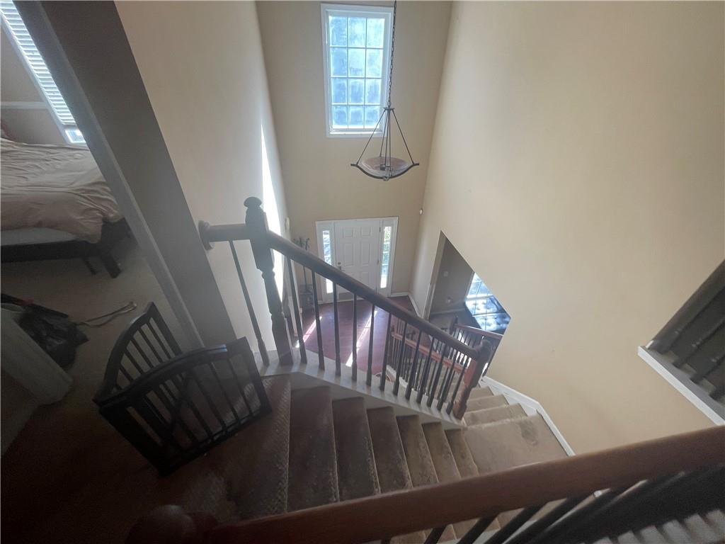 802 Bishops Run Lane Mableton, GA 30126 - Photo 4 of 8 a view of entryway and hall with wooden floor