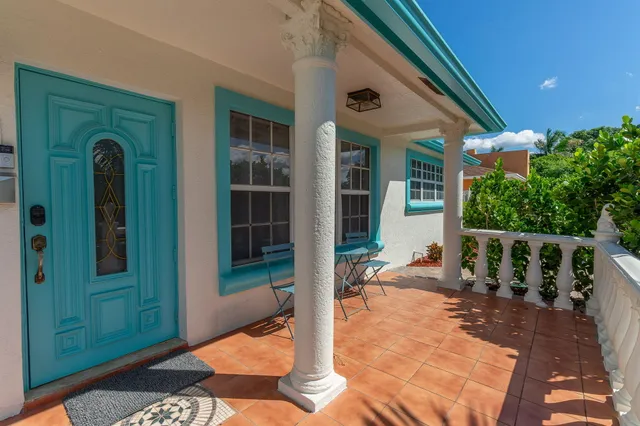 a view of outdoor space and porch