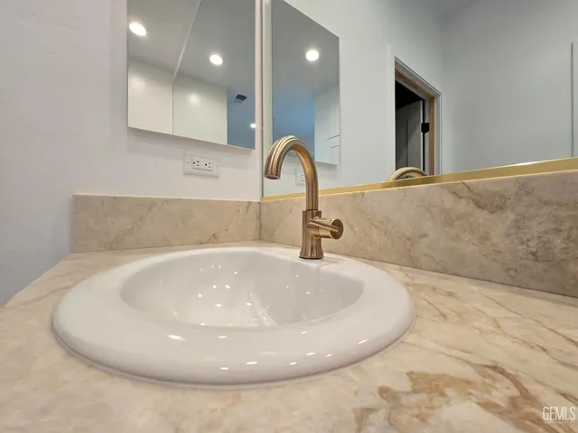 a bathroom with a sink