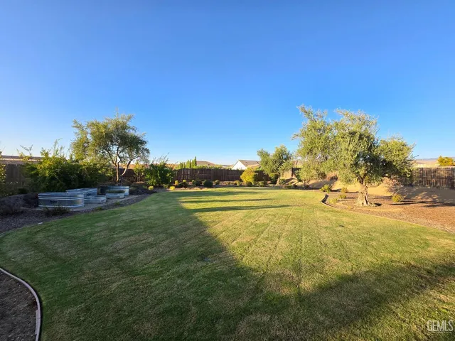 a view of a back yard