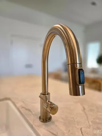 a close view of sink