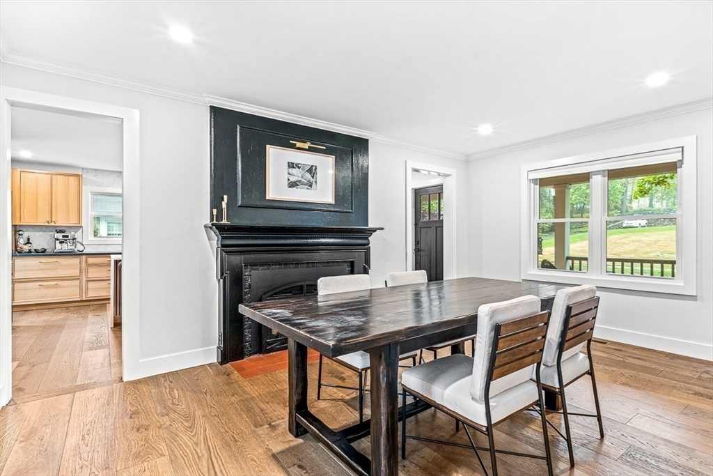 15 Rustic Road Stoneham, MA 02180 - Photo 13 of 42 a view of a dining room with furniture window and wooden floor