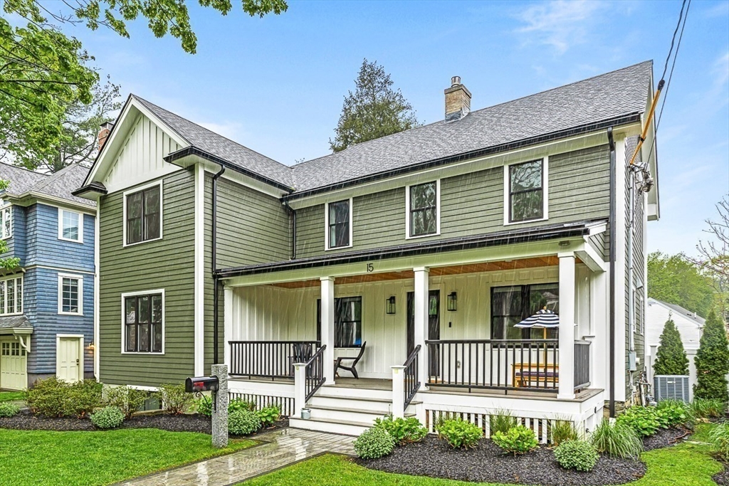 15 Rustic Road Stoneham, MA 02180 - Photo 39 of 42 a front view of a house with a yard