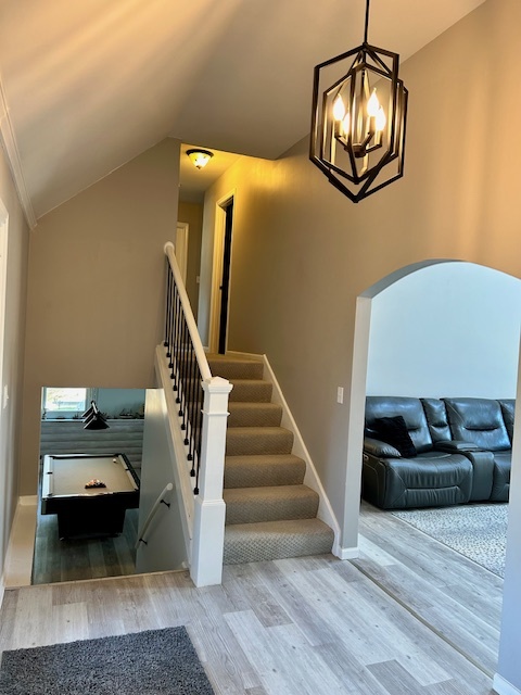 6414 Suttondale Road Huntley, IL 60142 - Photo 9 of 24 a view of entryway and hall with wooden floor