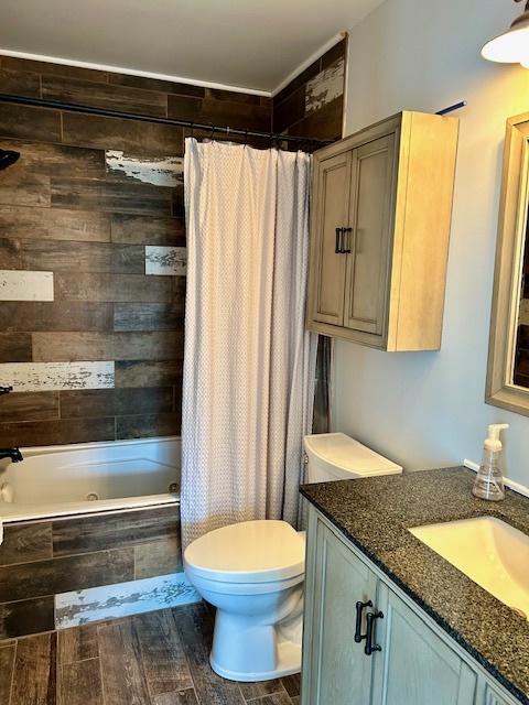 6414 Suttondale Road Huntley, IL 60142 - Photo 10 of 24 a bathroom with a granite countertop sink and a mirror