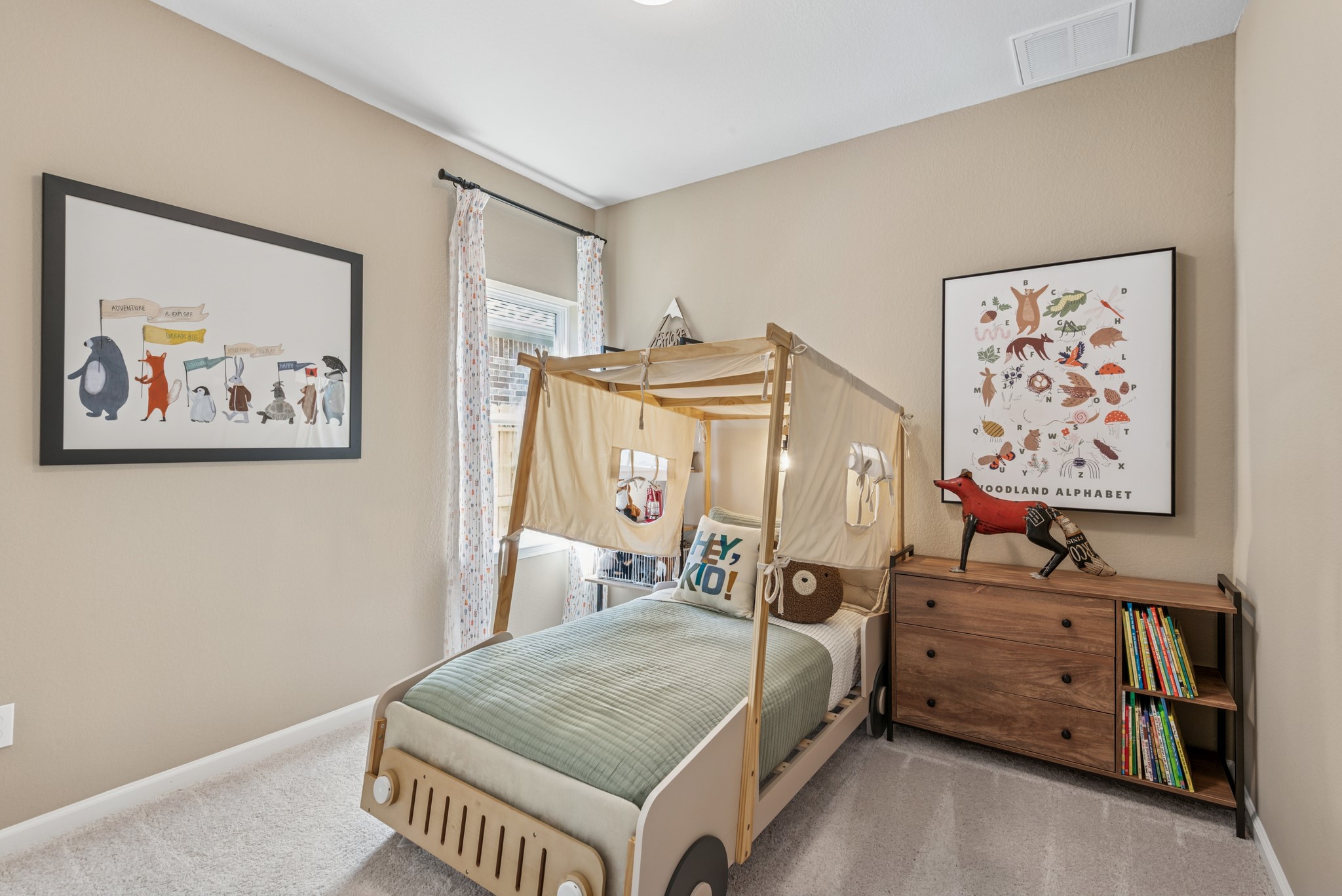 33006 School Hl Road Fulshear, TX 77441 - Photo 11 of 20 The Kettering II- Secondary Bedroom. Staged model home shown for illustration only; actual features, colors, and upgrades may vary.