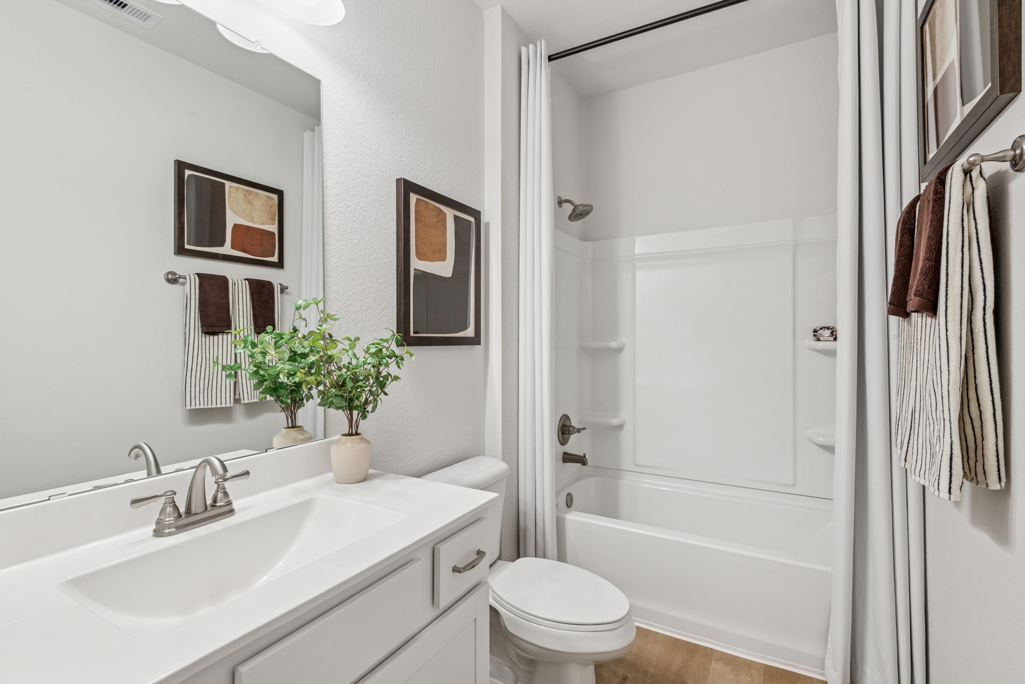 33006 School Hl Road Fulshear, TX 77441 - Photo 12 of 20 The Kettering II- Secondary Bathroom. Staged model home shown for illustration only; actual features, colors, and upgrades may vary.