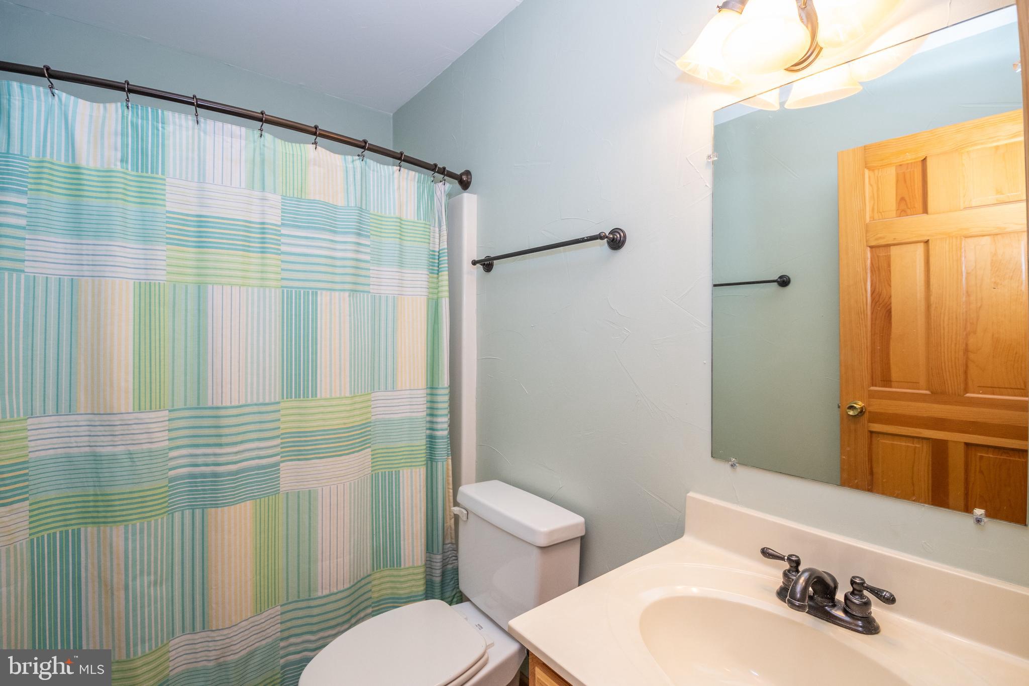 302 Oak Way Road Swanton, MD 21561 - Photo 27 of 56 a bathroom with a sink a toilet and shower