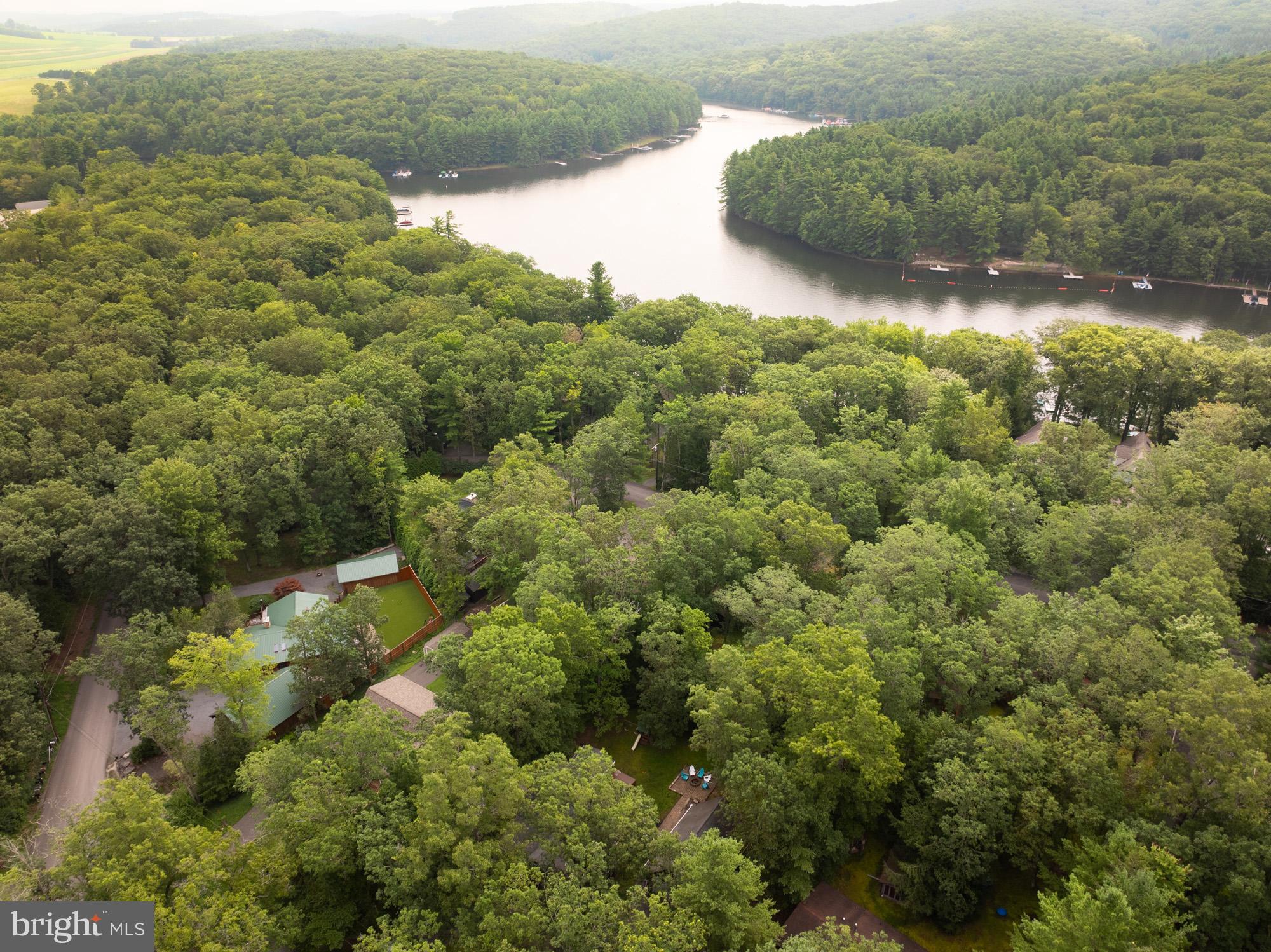 302 Oak Way Road Swanton, MD 21561 - Photo 54 of 56 an aerial view of houses with yard