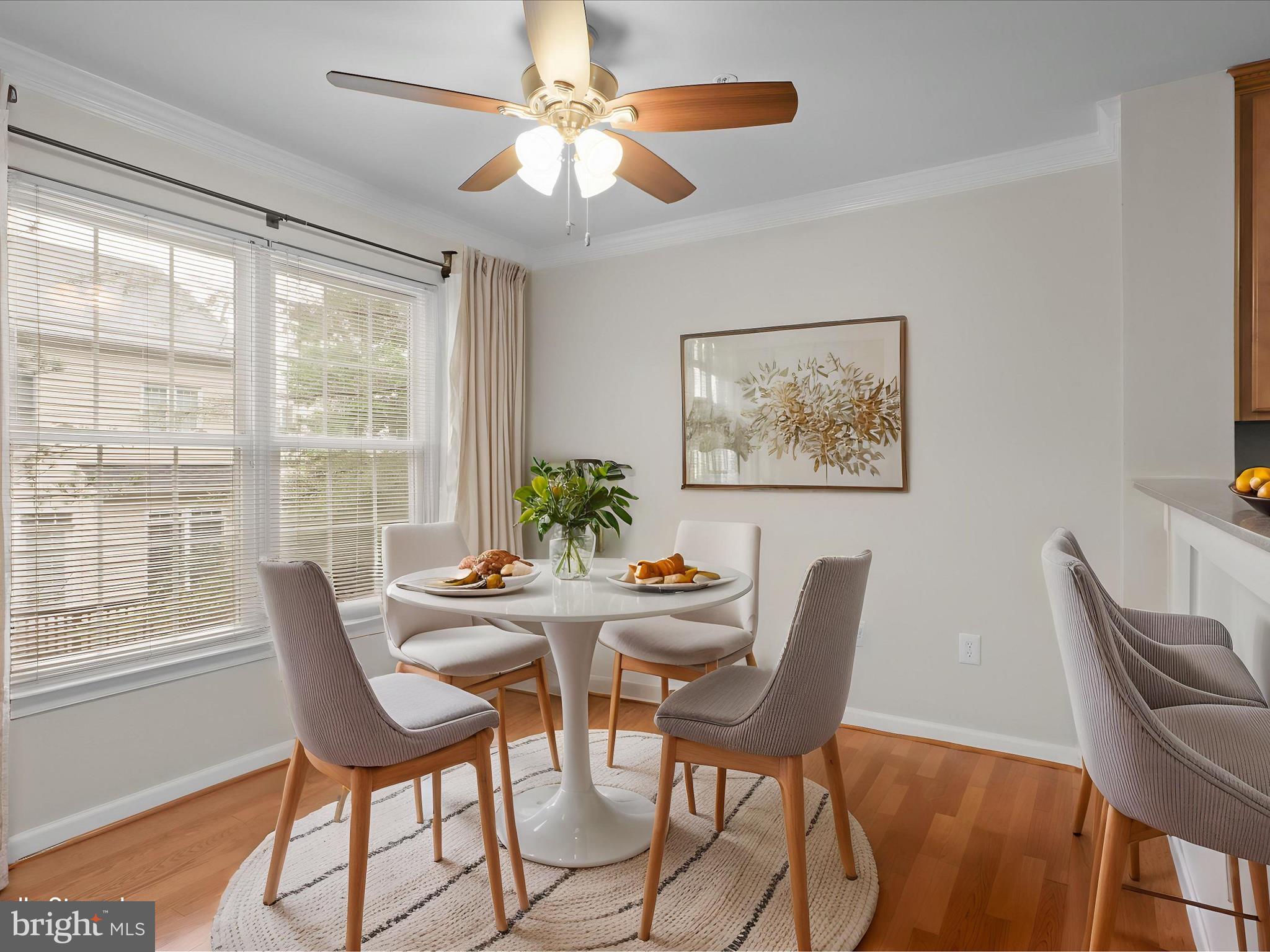 4574 Superior Square Fairfax, VA 22033 - Photo 9 of 44 a view of a dining room with furniture window and outside view