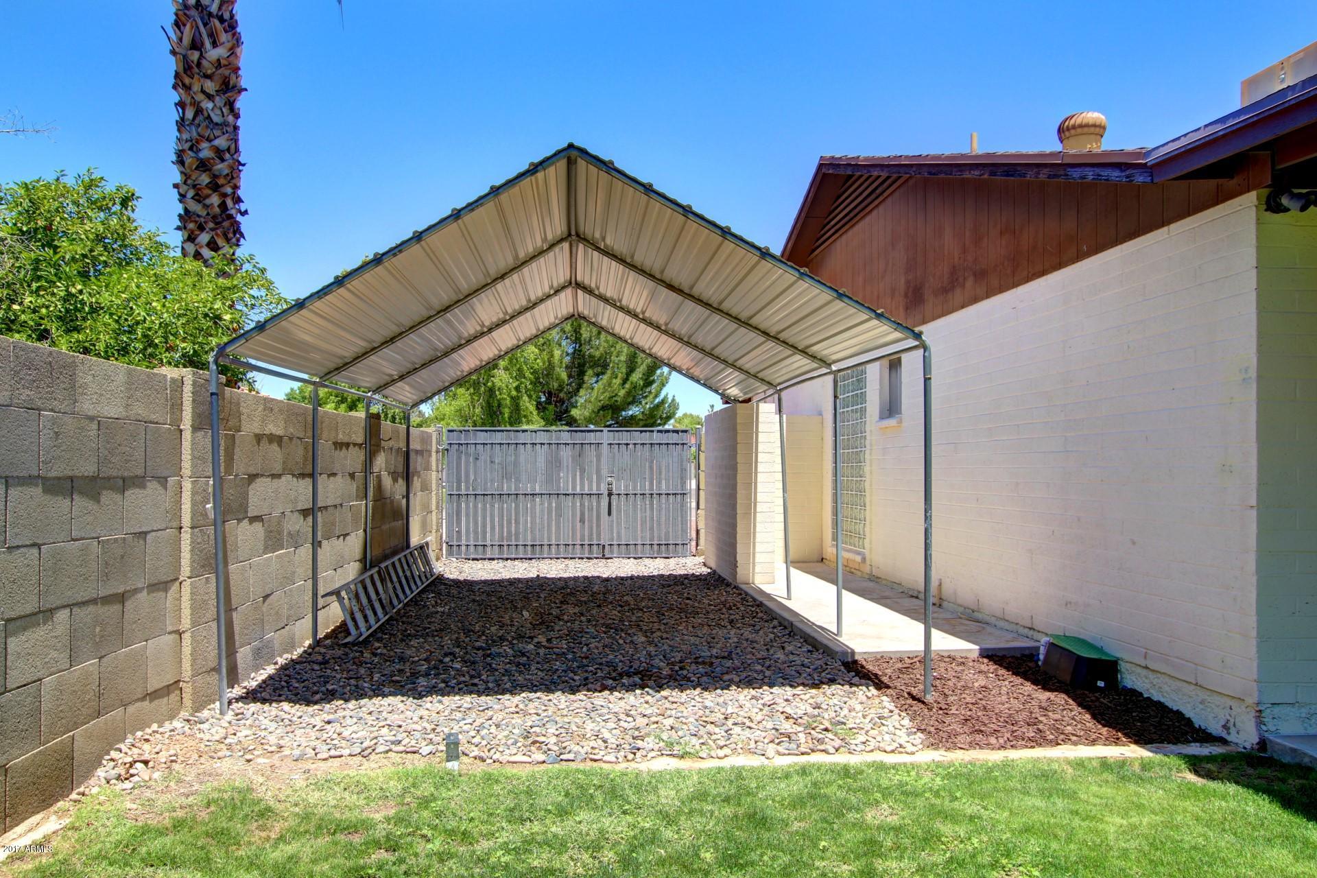4501 East Redfield Road Phoenix, AZ 85032 - Photo 28 of 34 Covered RV Parking & Gate