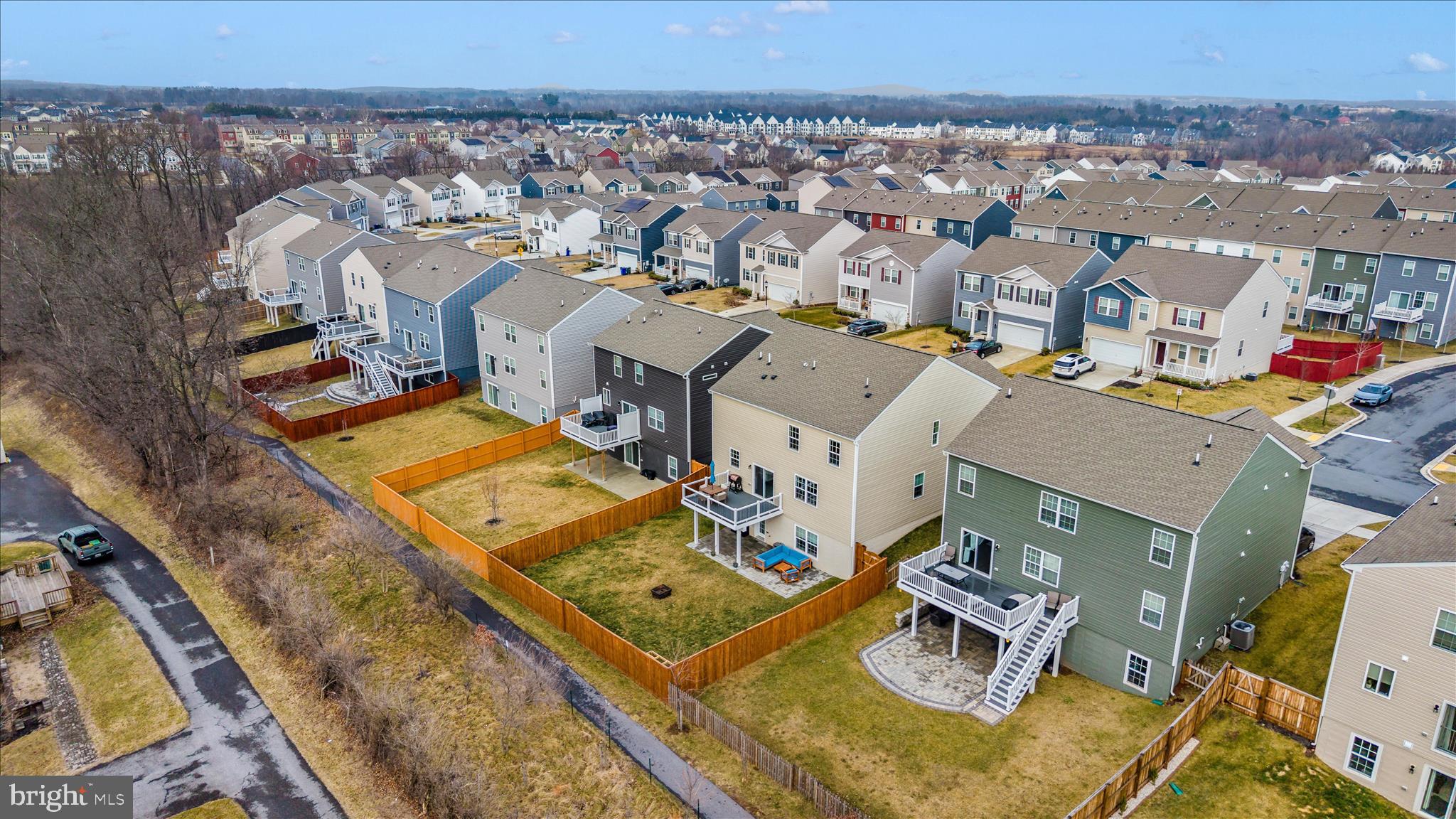2086 Pomona Way Frederick, MD 21702 - Photo 59 of 77 an aerial view of residential houses with outdoor space
