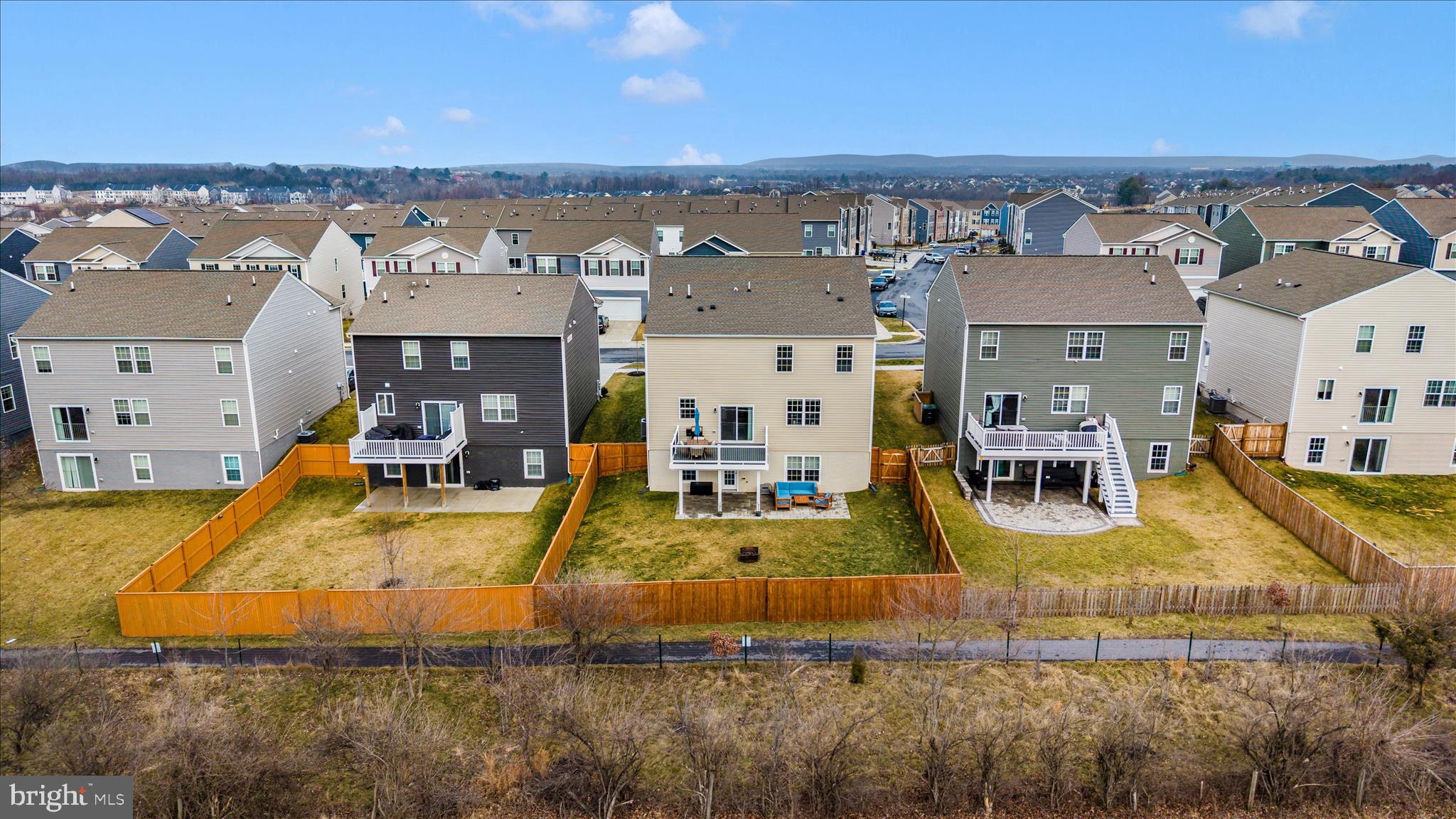 2086 Pomona Way Frederick, MD 21702 - Photo 61 of 77 an aerial view of residential houses with outdoor space and ocean view