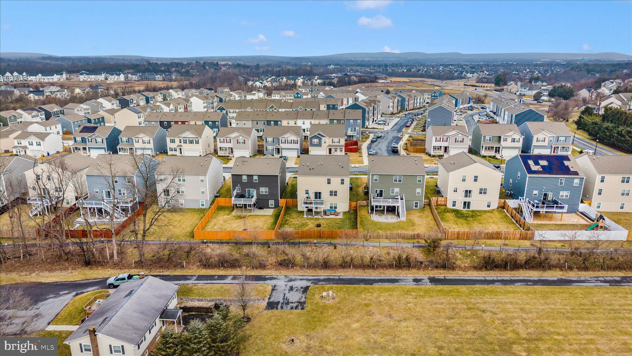 2086 Pomona Way Frederick, MD 21702 - Photo 63 of 77 an aerial view of residential houses with outdoor space