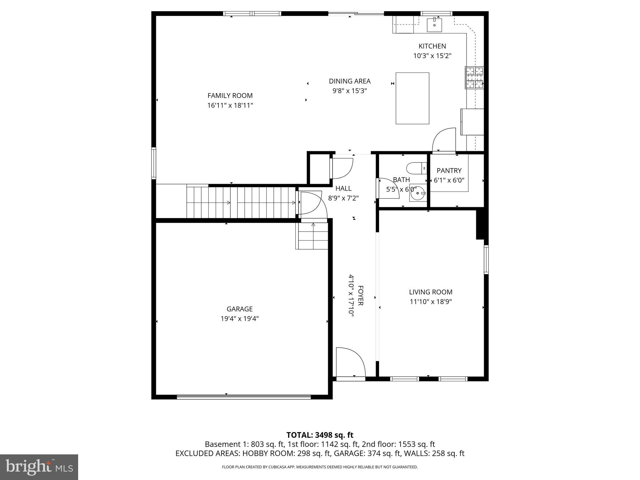 2086 Pomona Way Frederick, MD 21702 - Photo 74 of 77 Main Level - Floor Plan