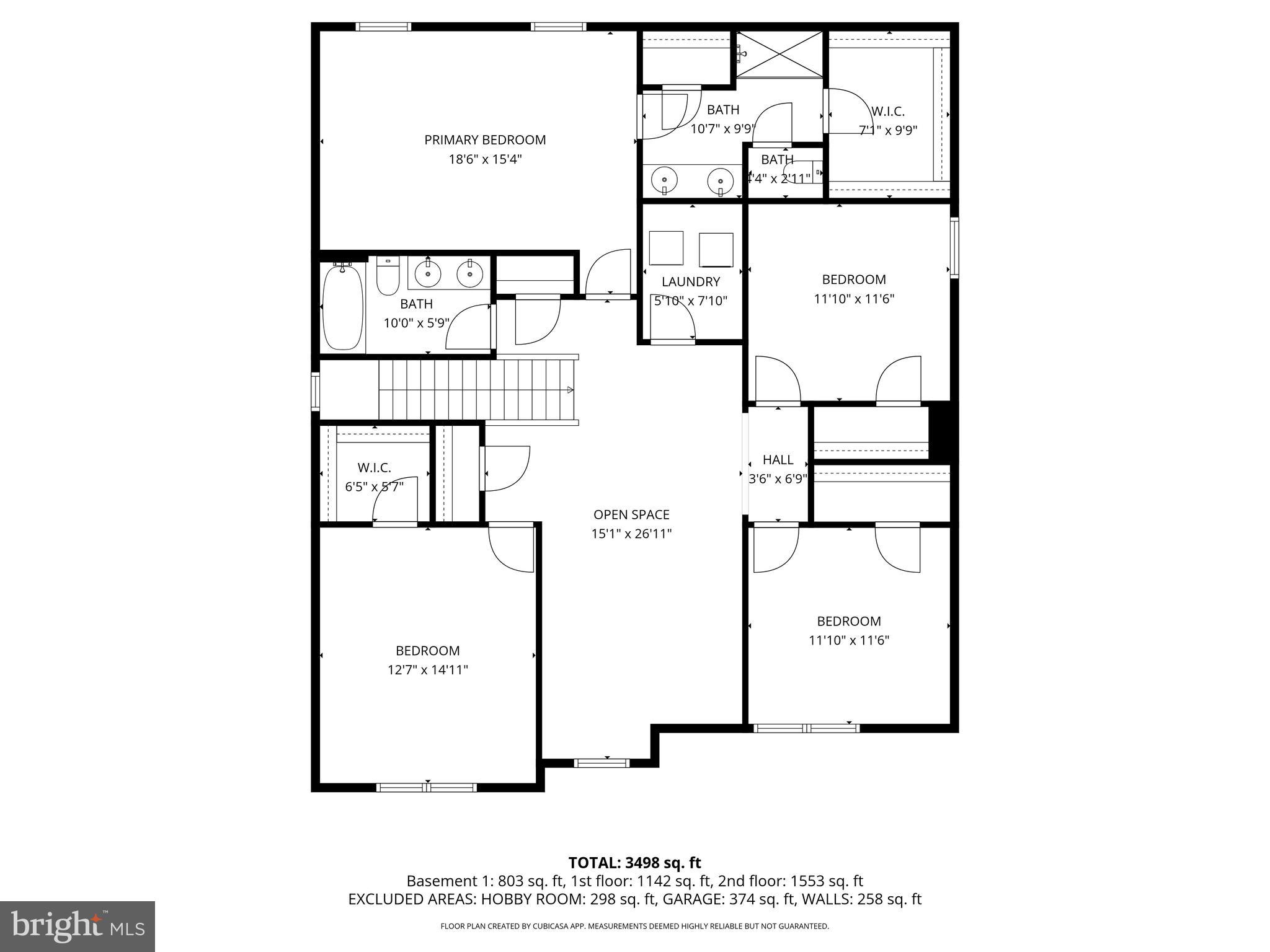 2086 Pomona Way Frederick, MD 21702 - Photo 75 of 77 Upper Level - Floor Plan