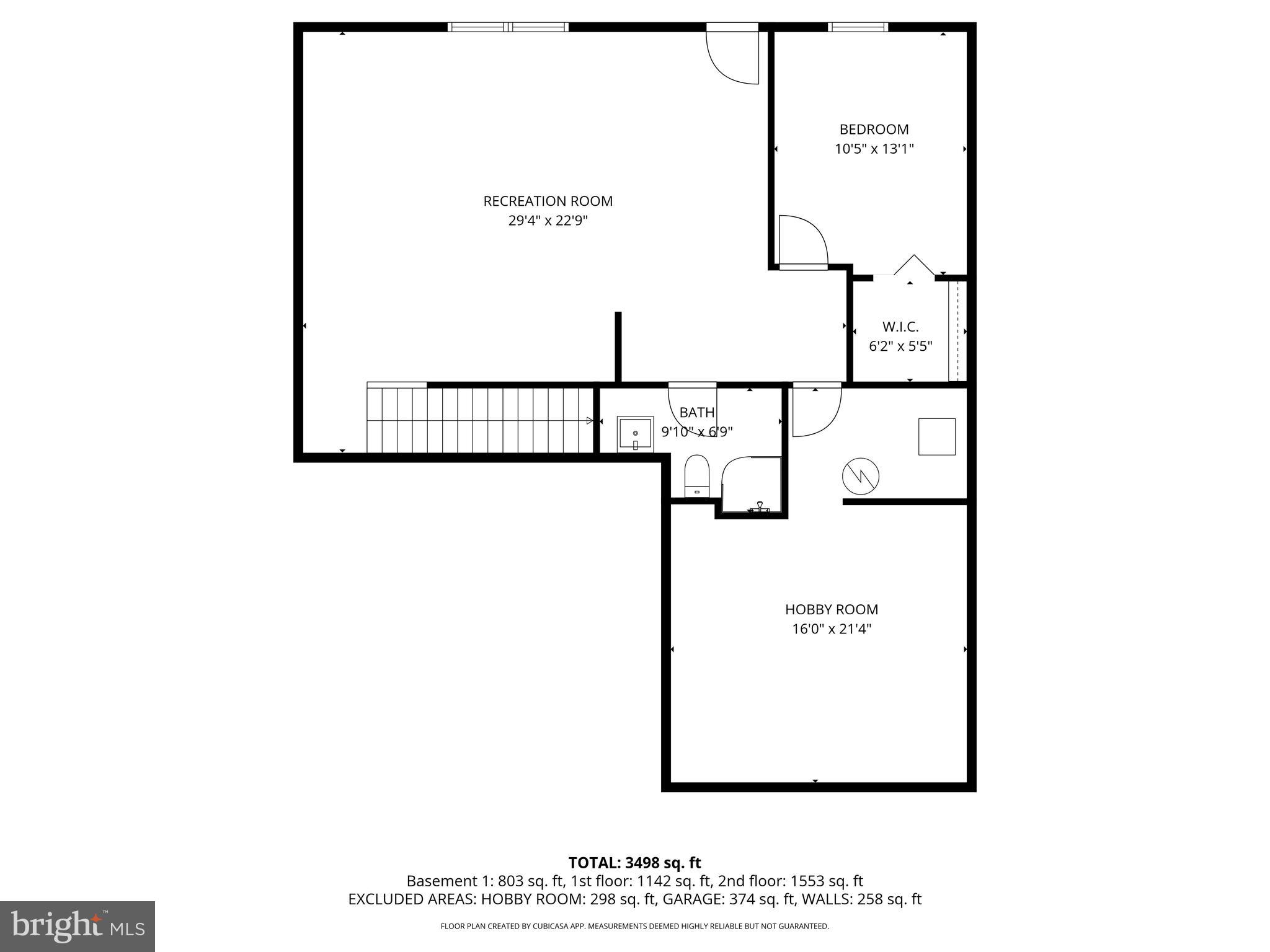 2086 Pomona Way Frederick, MD 21702 - Photo 76 of 77 Lower Level 3D - Floor Plan