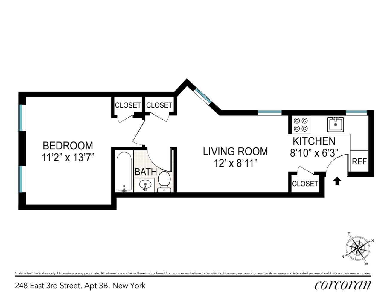 248 East 3rd Street, Unit 3B Manhattan, NY 10009 - Photo 11 of 11