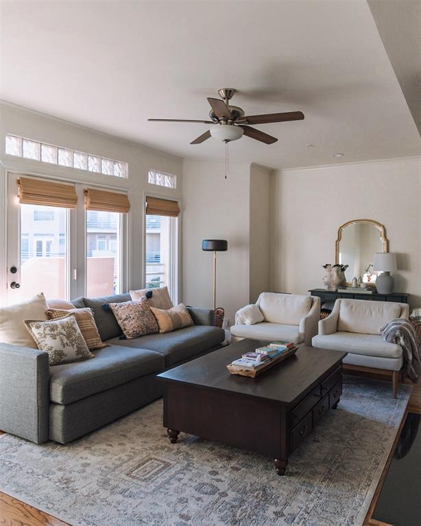 4040 Avondale Avenue, Unit 107 Dallas, TX 75219 - Photo 7 of 33 a living room with furniture and a window