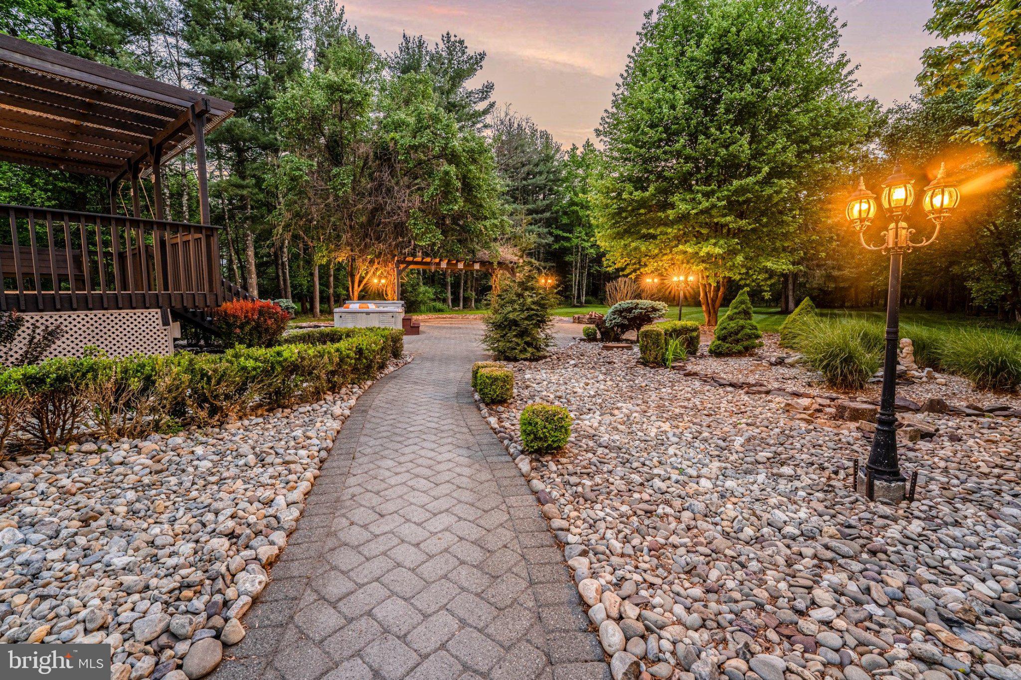 97 Union Road Frenchtown, NJ 08825 - Photo 91 of 112 Serene garden path at twilight.