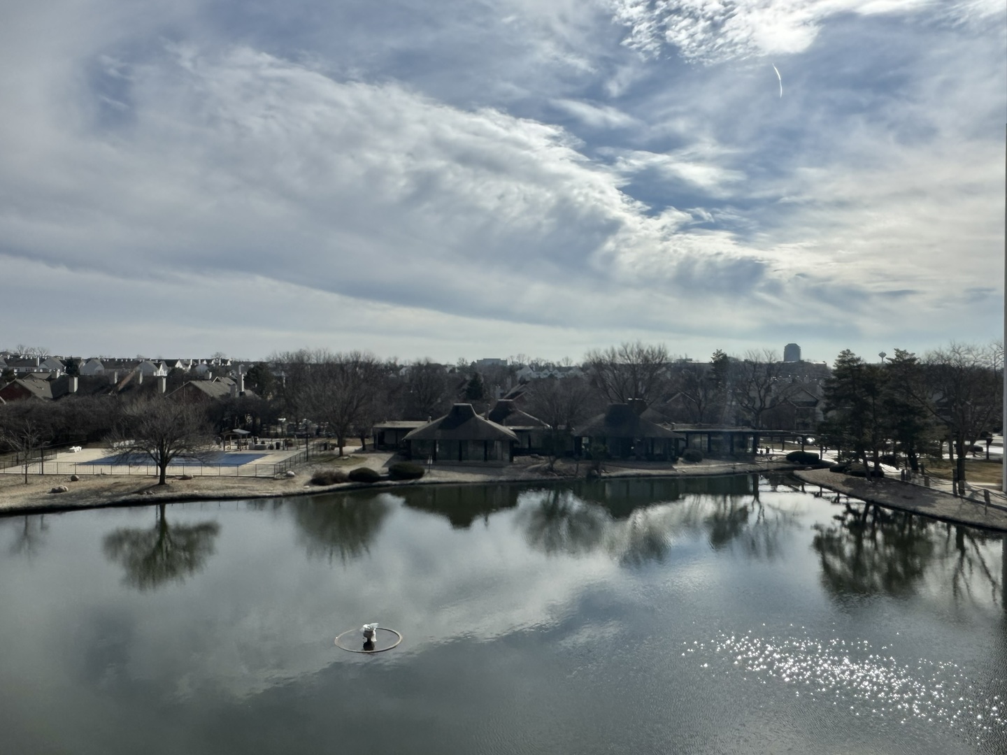 2015 South Finley Road, Unit 407 Lombard, IL 60148 - Photo 9 of 23 a view of river covered by trees and houses
